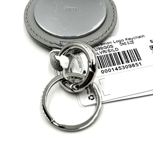 Lululemon Logo Bag Charm & Key Chain - Picture 3 of 11